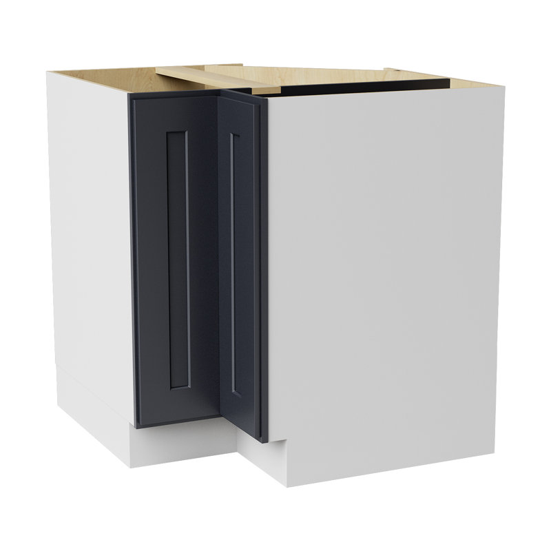 Armoire Base Lazy Susan, L 33 po x H 34,5 po x P 24 po, Noir Shaker