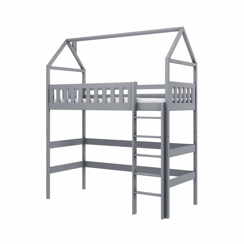 Edric High Sleepers House Beds, Grey