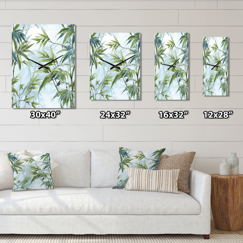 Jasier - Horloges murales tropicales, H 28 po x l 12 po x P 1 po