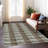 Machine Washable Indoor/Outdoor Lockway ACN2417 Geometric Rug-888316287