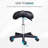 Mahkyla Swivel Upholstered Adjustable Height Counter Stool with Metal Frame