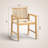 NTC Luno Set of 2 Solid Wood Lounge Armchairs with Handwoven Rope Seat & Back, Indoor & Outdoor Wooden Chairs, Modern Patio Lounge Chairs, Easy Assembly, Natural -1026994030