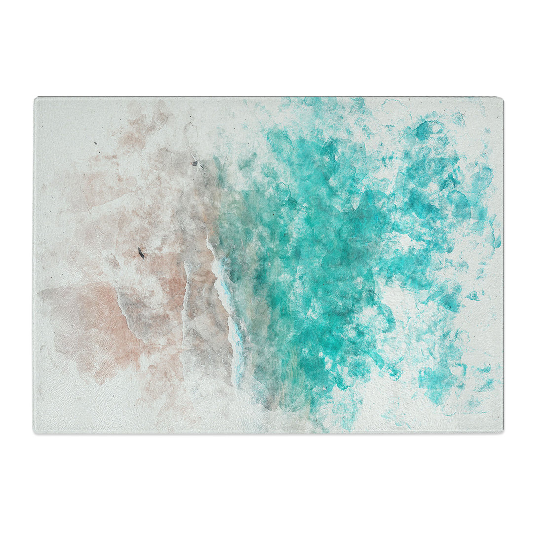 Tempered Glass the Gold Coast Beach in Australia Chopping Board