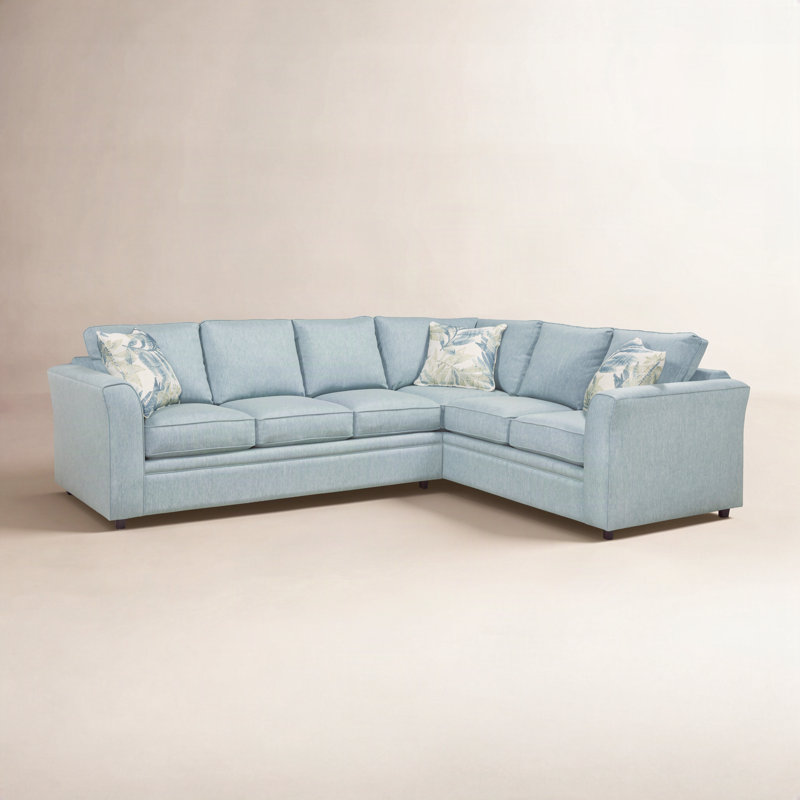Northfield 2 - Piece Sectional, Right Hand Facing, Basic Blue, Air Dream Mattress