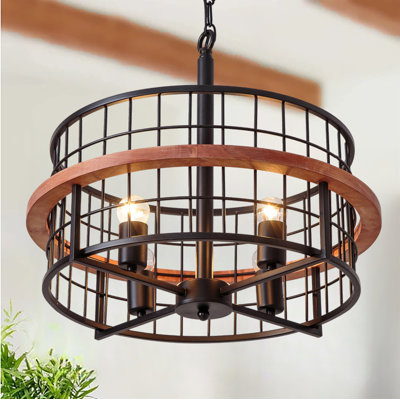 4 - Light Black Lantern Pendant