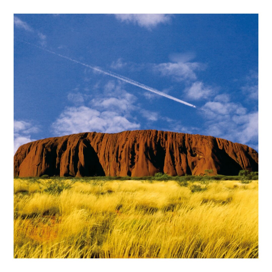 Seidenmatte Tapete Uluru Desert