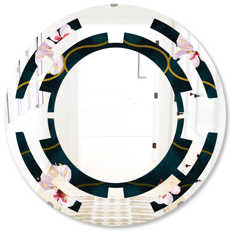 Miroir mural Flower II Space Cottage Americana, H 31,5 po x l po