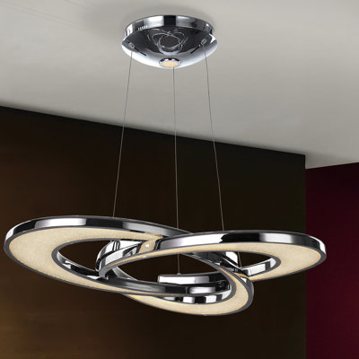 Nemeth 1 - Light Chrome LED Unique/Statement Pendant