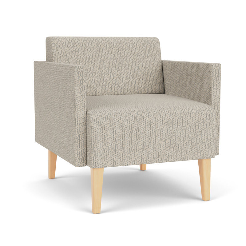 Chaise d'invité de luxe Luxe, Bois naturel, Café Archetype