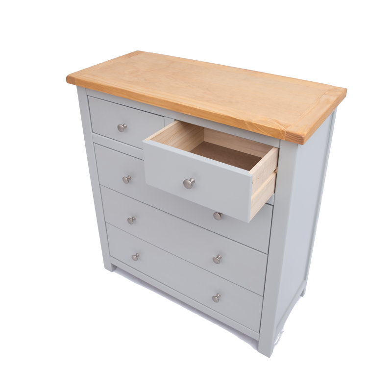 Salter 90cm W 5 - Drawer Chest of Drawers