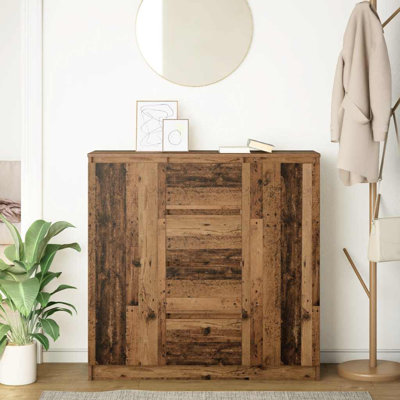 Sideboard With Drawers 100.5X35x98.5 Cm Engineered Wood