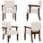 Aronas Upholstered Armchair With Solid Wood-909866303