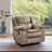 Upholstered Microfiber / Microsuede Recliner