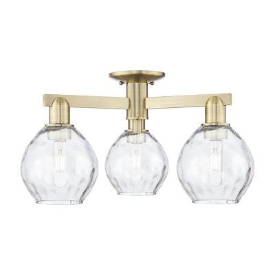Arcadia - Dexter - 3 Light Semi-Flush Mount