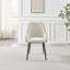 Penny Pillar Round Dining Table Set With 4 Luxury Fabric Dining Chairs - Scratch Resistant Top-107150989-107150990