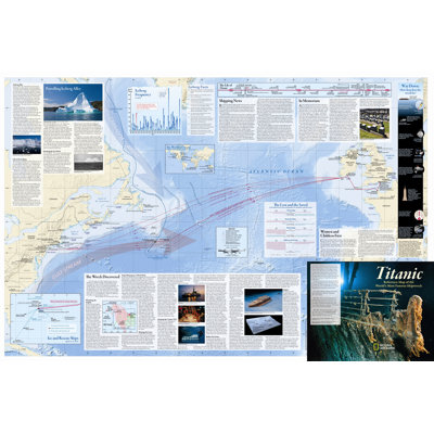 Titanic Poster Map (Two sided)