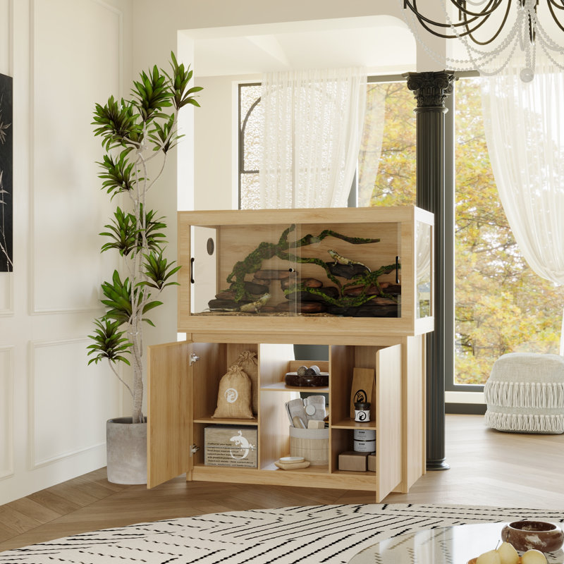 Armoire pour terrarium reptile l 47,2 po x P 23,6 po x H 30,1 po