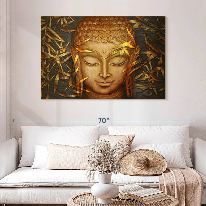 Adella Bodhisattva Buddha, 32" H x 48" W
