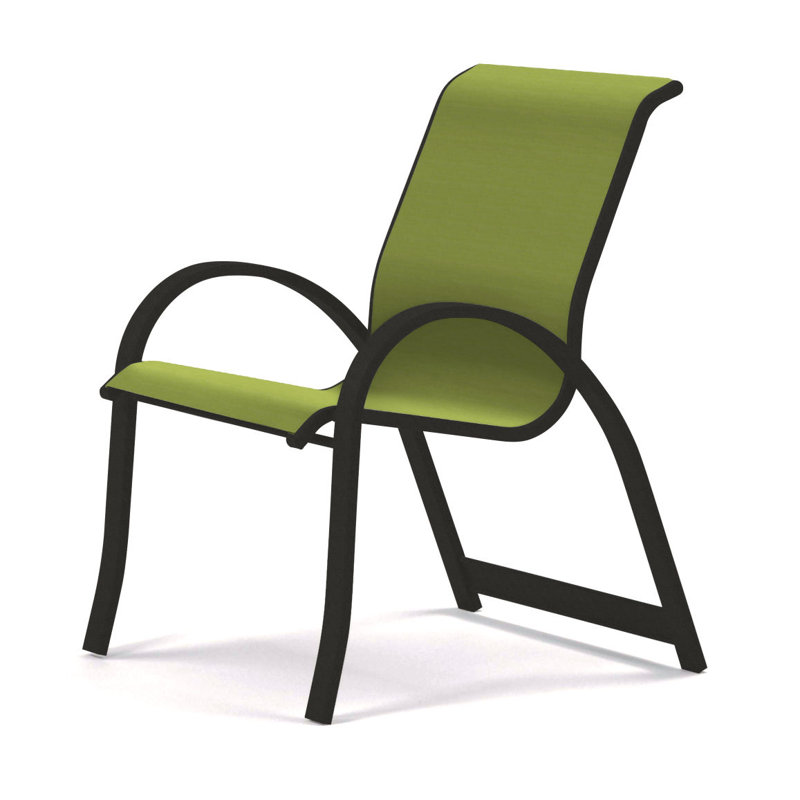 Aruba 1 Outdoor Dining Armchair, Textured Graphite