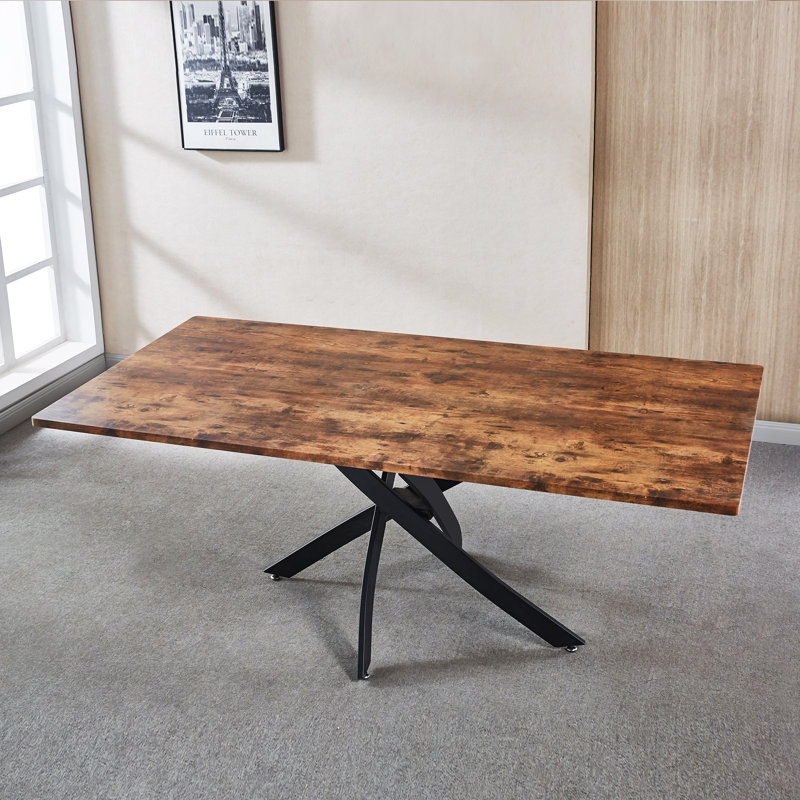 Table de salle à manger 78,7 po, Noyer