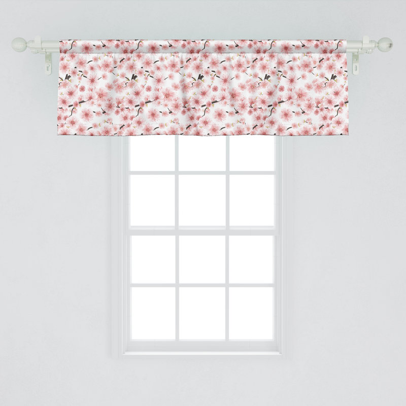 Ensemble de 2 cantonnières Ambesonne Cherry Blossom, L 54 po x L 12 po