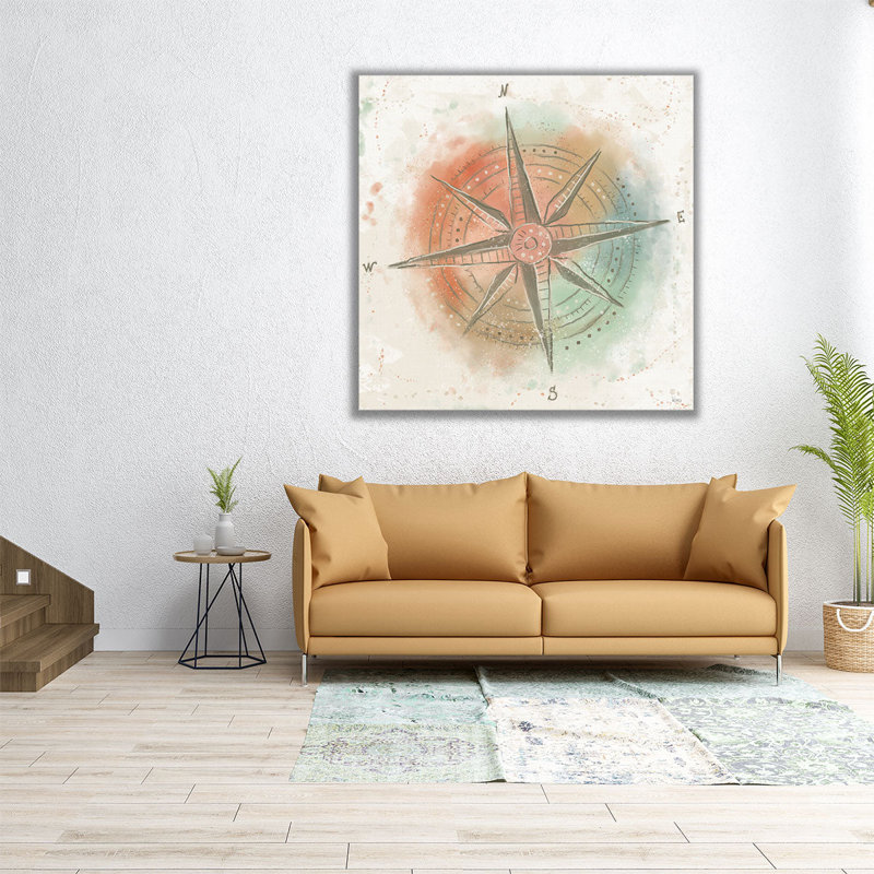 Explore the World II - reproduction d'art sur toile, H 12 po x l 12 po