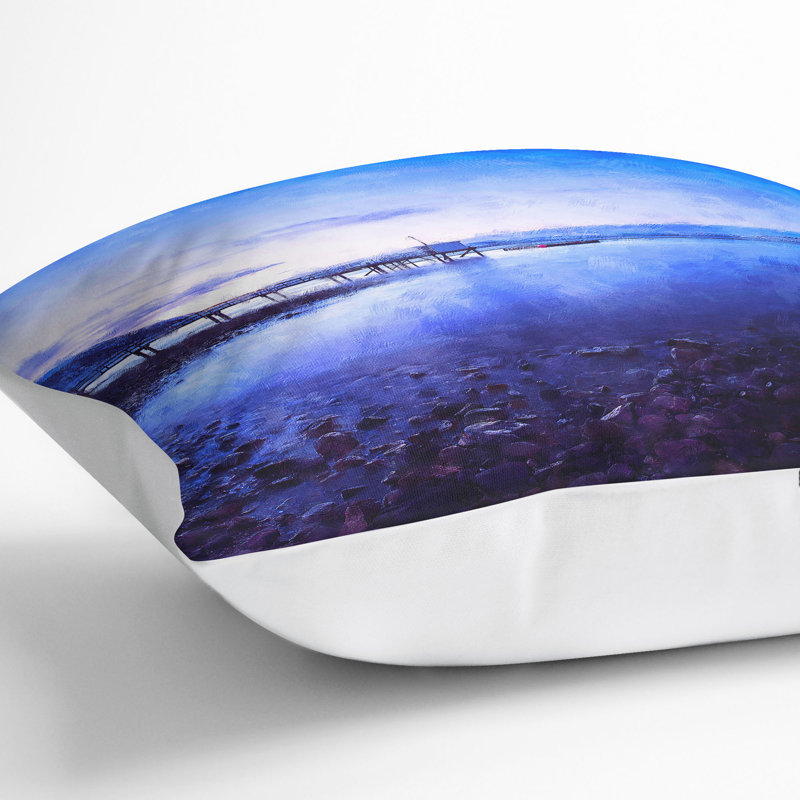 Square Cushion, 40cm H x 40cm W x 15cm D, White