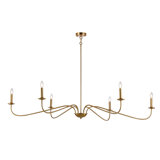 Lucca 6-Light Chandelier Elegant Traditional