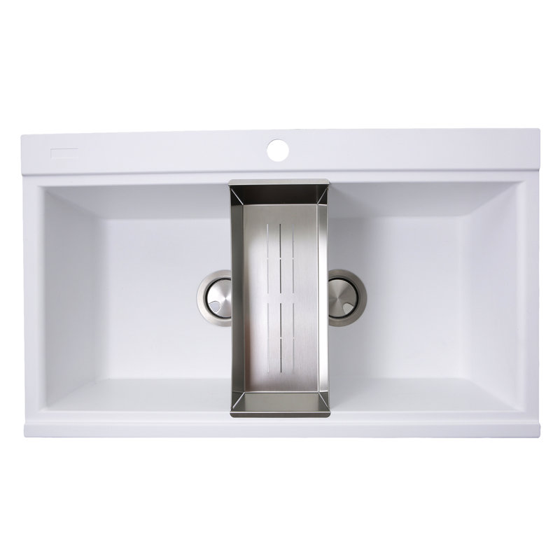 Plymouth 34'' L Double Basin Kitchen Sink