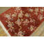 Tapis rouge antique en laine Art Deco