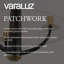 Patchwork 2-Light Wall Sconce - Black/Satin Brass
