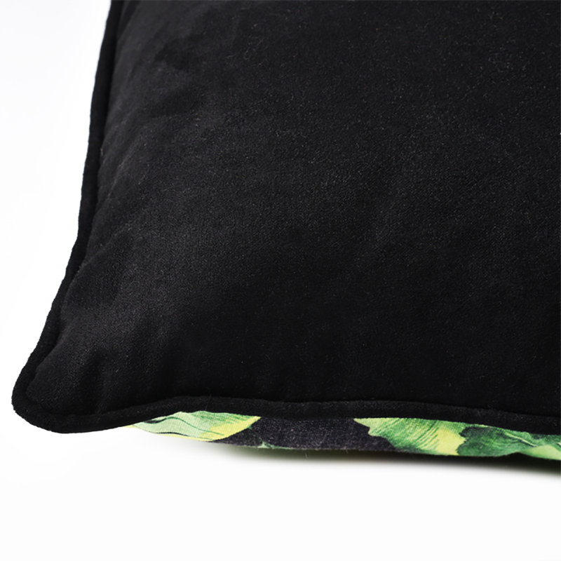 Housse de coussin lombaire patinée Royal Bengal, Vert, 12 po x 20 po, Rectangulaire