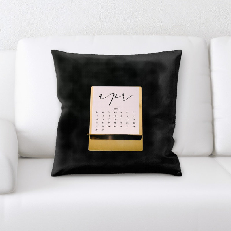 Minimalism Microsuede Reversible Throw Pillow