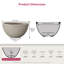 Grand bol rond en pot de couleur pierre 17 po avec trous de drainage pour l'intérieur et l'extérieur-512931456-512931459