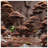 Brown Textured Trees Quilted Bedspread All Sizes-126343421