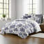 Ensemble de housse de couette Toile Indigo Jardin Du Jouy 8 pièces-101884050