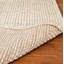 Tapis beige en jute / laine tissé à la main Bayne-1995889834