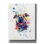 «Colorful Watercolor Pit Bull» par Furbaby Affiliates, art mural sur toile-1720372195