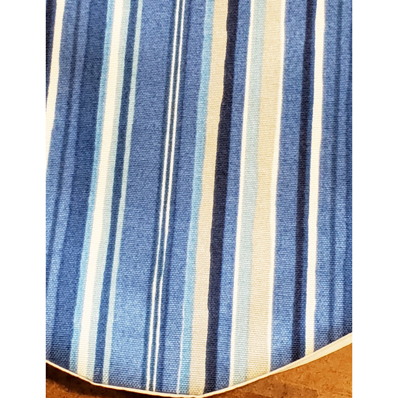 Striped Scalloped Window Valance