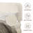 Haden Lambswool Boucle Upholstered Platform Bed Frame with Adjustable Headboard-106802336-107248018