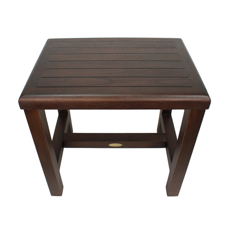 DecoTeak 14" W Teak Shower Bench