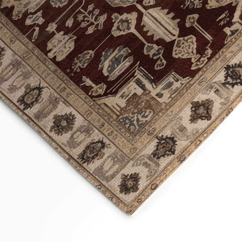 Tapis turc intérieur et extérieur brun, Rectangle 9 pi x 12 pi