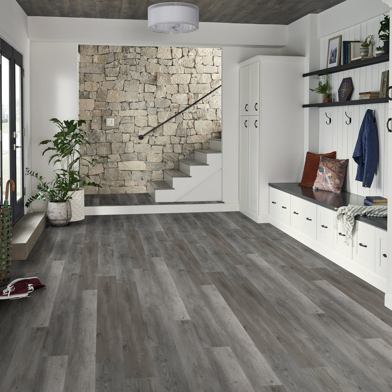 Parkland Reserve Birch 7 in. x 48 in. 5mm 20mil Waterproof Rigid Core Luxury Vinyl Plank Flooring, Reserve Birch, 20 MIL