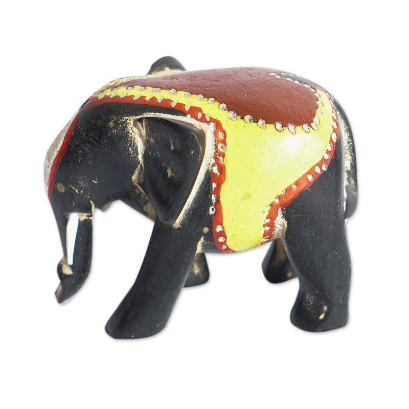 Handmade Culture Elephant I Wood Figurine