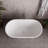 54" Streamline Soaking Freestanding Tub With Internal Drain-108964629
