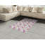Tapis décoratif floral à haute densité en fibres de polyester-42029017