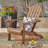 HOLLYWOOD  FOLDABLE ADIRONDACK CHAIR OUTDOOR LAWN LEISURE CHAIR