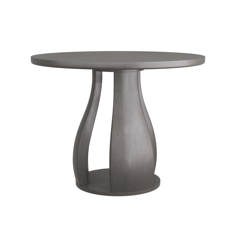 Samara Round Mahogany Wood Dining Table