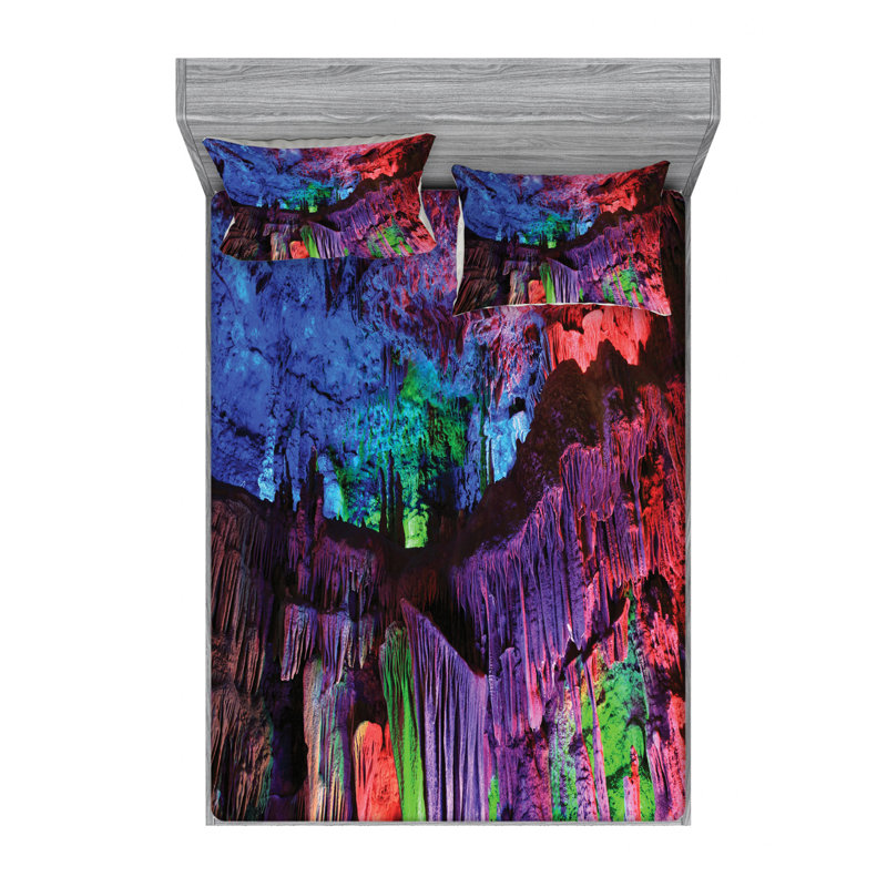 Microfiber Sheet Set, Queen Sheet Set with Fitted Sheet