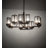 12 - Light Dimmable Wagon Wheel Chandelier